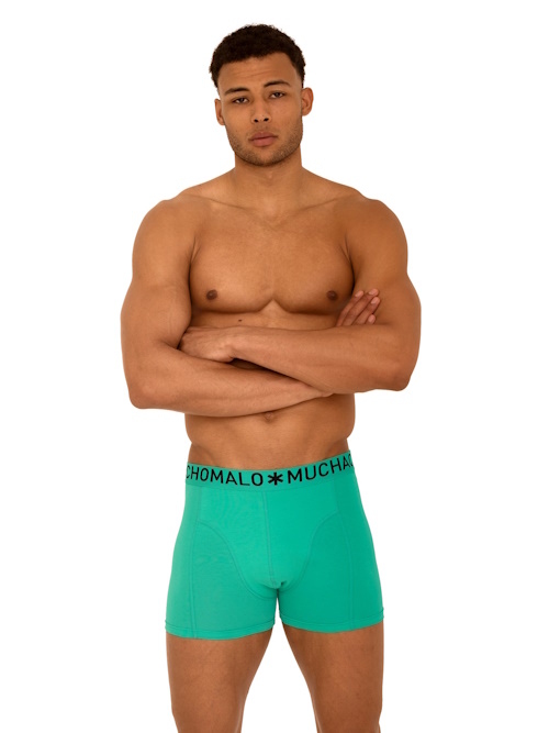 Muchachomalo Light Cotton Solid grün boxershort Muchachomalo Light Cotton Solid grün boxershort