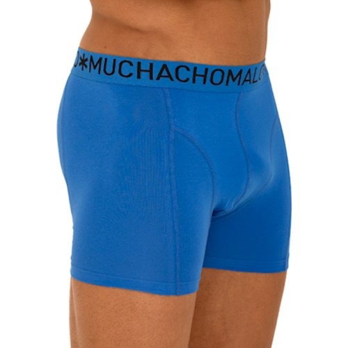 Muchachomalo Light Cotton Solid kobalt boxer short