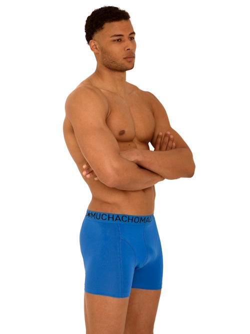 Muchachomalo Light Cotton Solid kobalt boxershort Muchachomalo Light Cotton Solid kobalt boxershort