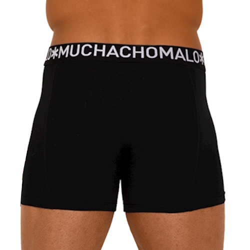 Muchachomalo Light Cotton Solid schwarz boxershort Muchachomalo Light Cotton Solid schwarz boxershort