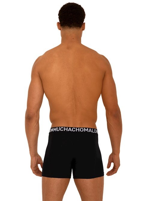 Muchachomalo Light Cotton Solid schwarz boxershort Muchachomalo Light Cotton Solid schwarz boxershort
