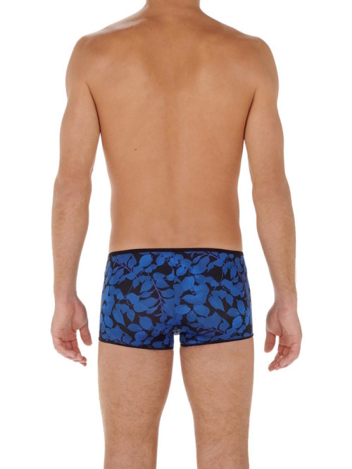 HOM Quentin blau/print sport trunk HOM Quentin blau/print sport trunk