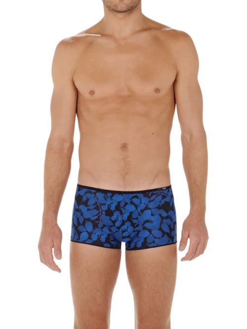 HOM Quentin blau/print sport trunk HOM Quentin blau/print sport trunk