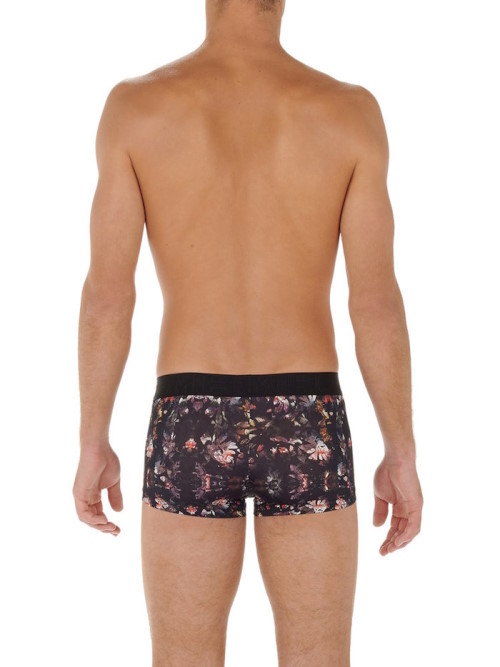HOM Sebastian schwarz/print sport trunk HOM Sebastian schwarz/print sport trunk