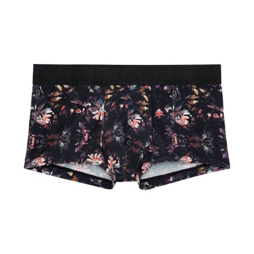 HOM Sebastian schwarz/print sport trunk HOM Sebastian schwarz/print sport trunk