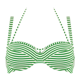 Marlies Dekkers Bademode Holi Vintage grün/weiß gemoldefer bikini bh