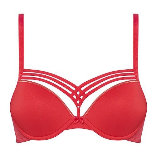 Marlies Dekkers Dame de Paris poppy red push up bh Marlies Dekkers Dame de Paris poppy red push up bh