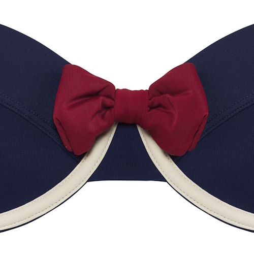 Marlies Dekkers Bademode Sailor Mary navy-blau/elfenbein gemoldefer bikini bh Marlies Dekkers Bademode Sailor Mary navy-blau/elfenbein gemoldefer bikini bh