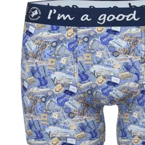 Ein Fisch namens Fred Guitars blau/print boxershort Ein Fisch namens Fred Guitars blau/print boxershort