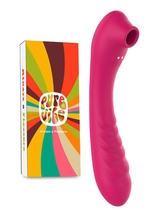 PureVibe Vibrating Air-Pulse Massager pink klitoris vibrator