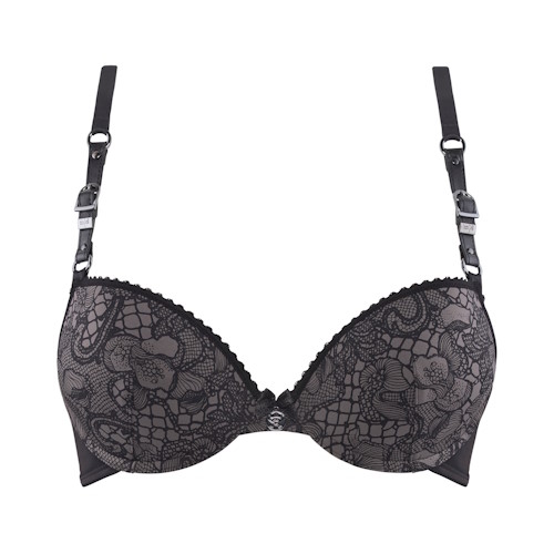 Marlies Dekkers Lioness of Britanny grau/schwarz push up bh Marlies Dekkers Lioness of Britanny grau/schwarz push up bh
