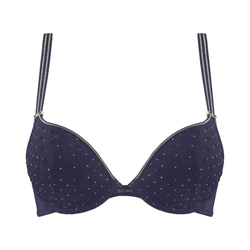 Marlies Dekkers Petit Point navy-blau push up bh Marlies Dekkers Petit Point navy-blau push up bh