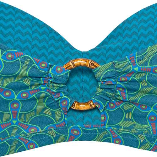 Marlies Dekkers Bademode Oceana blau/grün gemoldefer bikini bh Marlies Dekkers Bademode Oceana blau/grün gemoldefer bikini bh