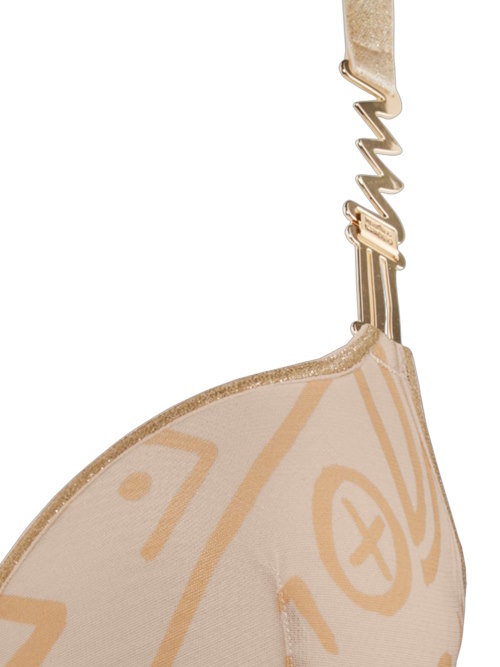 Marlies Dekkers Golden Caro elfenbein/print push up bh Marlies Dekkers Golden Caro elfenbein/print push up bh