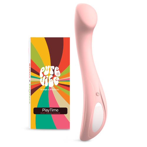 PureVibe PlayTime baby pink g-spot vibrator