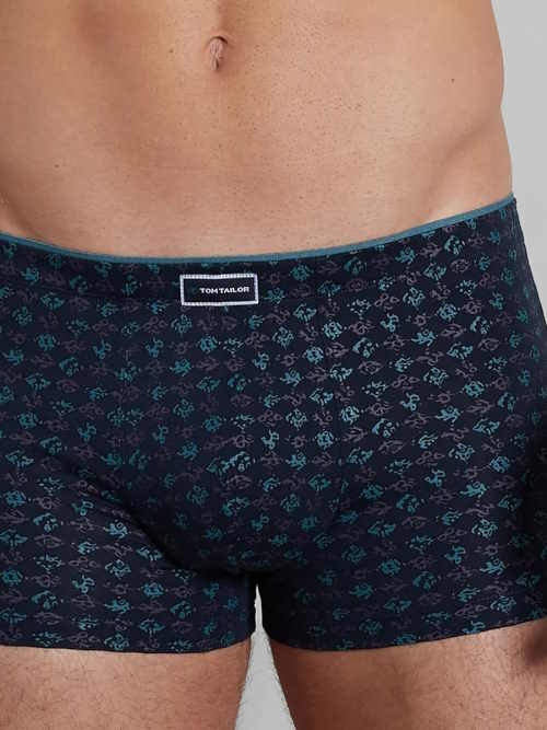 Tom Tailor Monté navy-blau/print modal boxershort Tom Tailor Monté navy-blau/print modal boxershort