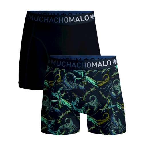 Muchachomalo Scorpion schwarz/print modal boxershort