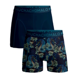 Muchachomalo Snake navy-blau/print modal boxershort