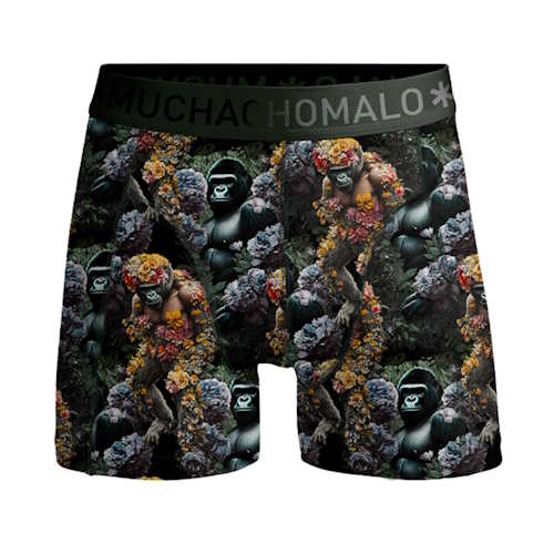 Muchachomalo Gorilla grün/print jungen boxershort