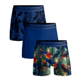 Muchachomalo Papagay blau/print boxer short