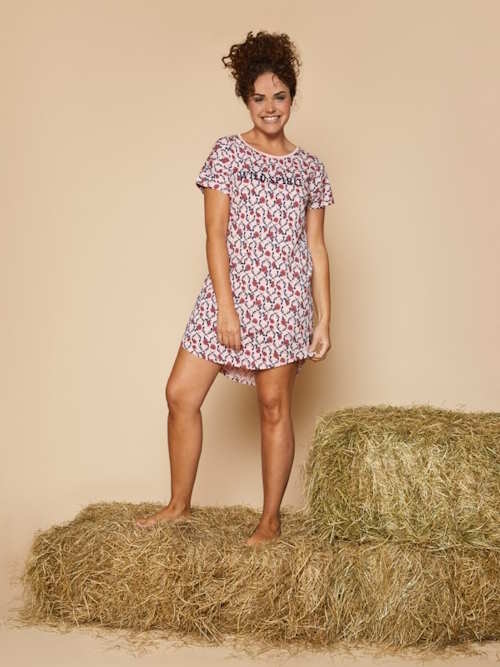 Charlie Choe Viel Glück pink nachtkleid Charlie Choe Viel Glück pink nachtkleid