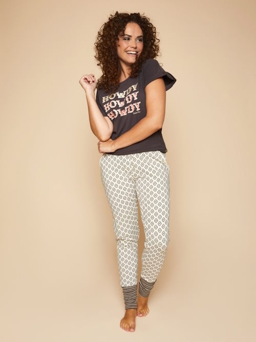 Charlie Choe T- Howdy braun schlafshirt Charlie Choe T- Howdy braun schlafshirt