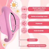 PureVibe Luna baby pink g-spot vibrator