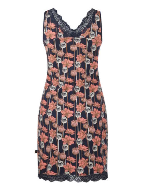 Charlie Choe Viel Glück navy-blau/pink nachtkleid Charlie Choe Viel Glück navy-blau/pink nachtkleid