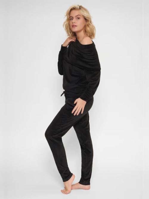 LingaDore Nacht Black Velvet schwarz mode LingaDore Nacht Black Velvet schwarz mode