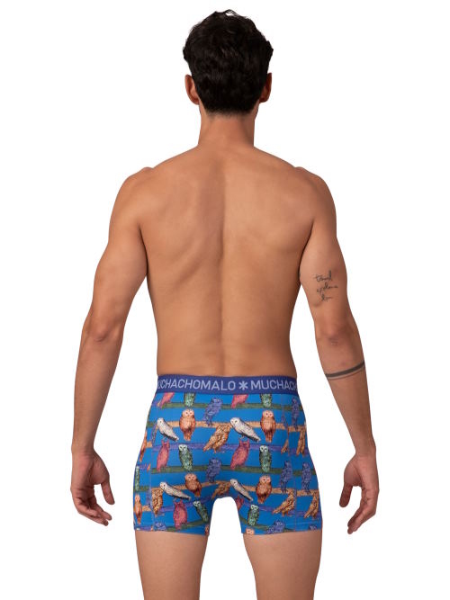 Muchachomalo Owl kobalt boxershort Muchachomalo Owl kobalt boxershort