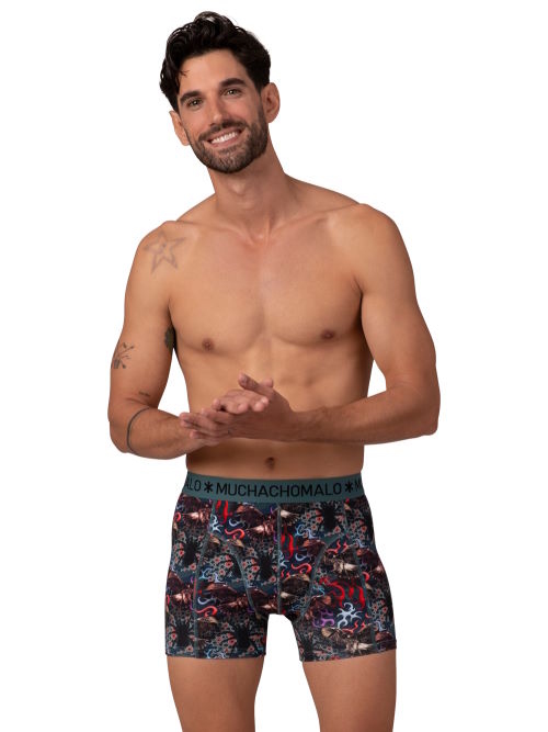 Muchachomalo Raptor grün/print boxershort Muchachomalo Raptor grün/print boxershort