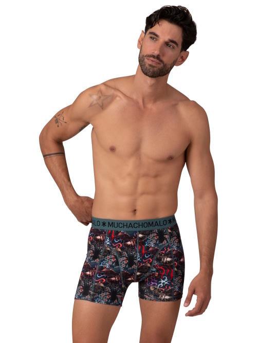Muchachomalo Raptor grün/print boxershort Muchachomalo Raptor grün/print boxershort