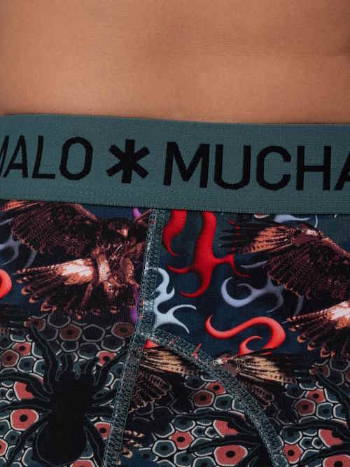 Muchachomalo Raptor grün/print boxershort Muchachomalo Raptor grün/print boxershort