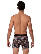 Muchachomalo Leopard schwarz/print boxer short