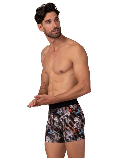 Muchachomalo Leopard schwarz/print boxershort Muchachomalo Leopard schwarz/print boxershort