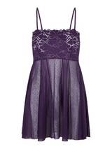 LingaDore Majesty purple violett slipdress