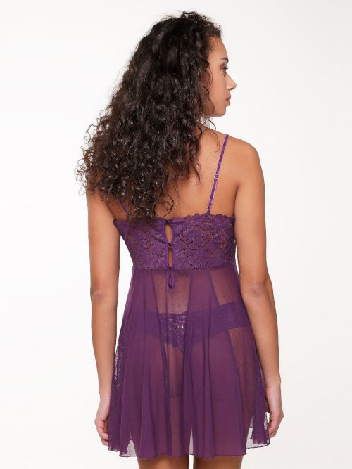 LingaDore Majesty purple violett slipdress LingaDore Majesty purple violett slipdress