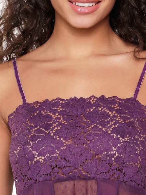 LingaDore Majesty purple violett slipdress LingaDore Majesty purple violett slipdress