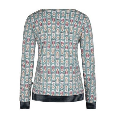 Charlie Choe Cold Days grün/print schlafshirt Charlie Choe Cold Days grün/print schlafshirt