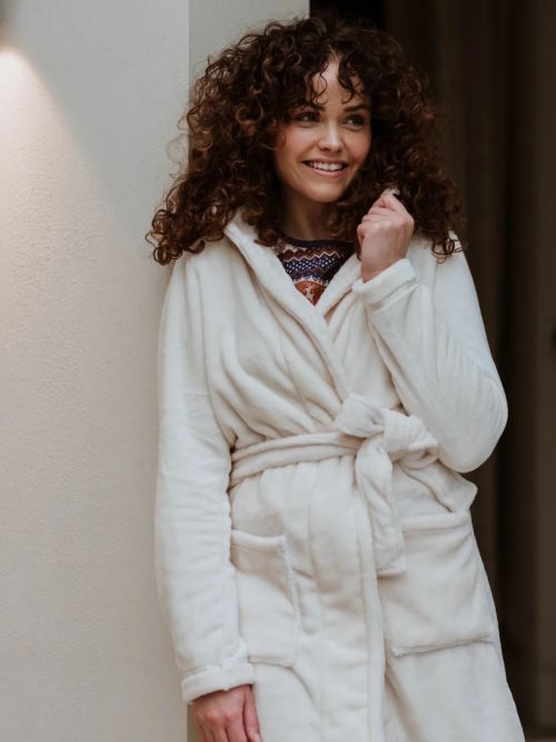 Charlie Choe Cold Days aus weiß bademäntel Charlie Choe Cold Days aus weiß bademäntel