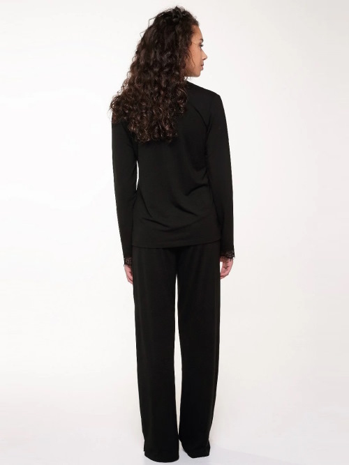 LingaDore Nacht Happy colour schwarz pyjama LingaDore Nacht Happy colour schwarz pyjama