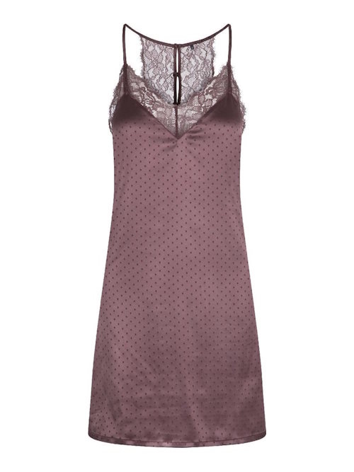 LingaDore Nacht Brown Dots braun slipdress LingaDore Nacht Brown Dots braun slipdress