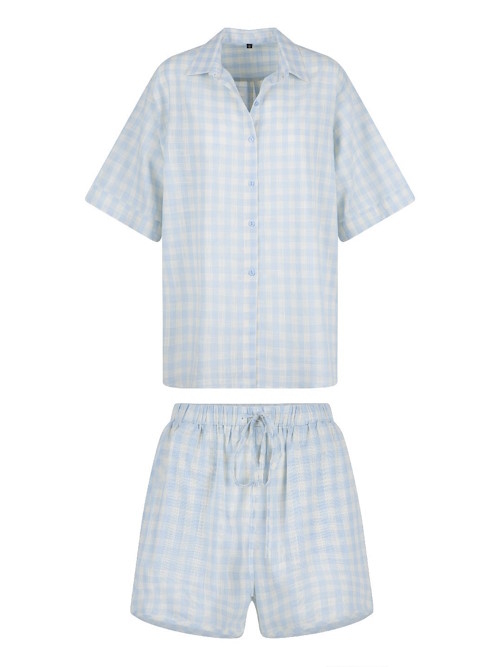 LingaDore Nacht  Hot summer nights baby blau shortama LingaDore Nacht  Hot summer nights baby blau shortama