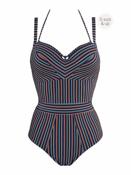 Marlies Dekkers Bademode Holi Vintage navy-blau/print badeanzüge Marlies Dekkers Bademode Holi Vintage navy-blau/print badeanzüge