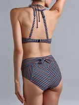 Marlies Dekkers Bademode Holi Vintage navy-blau/print push up bikini bh