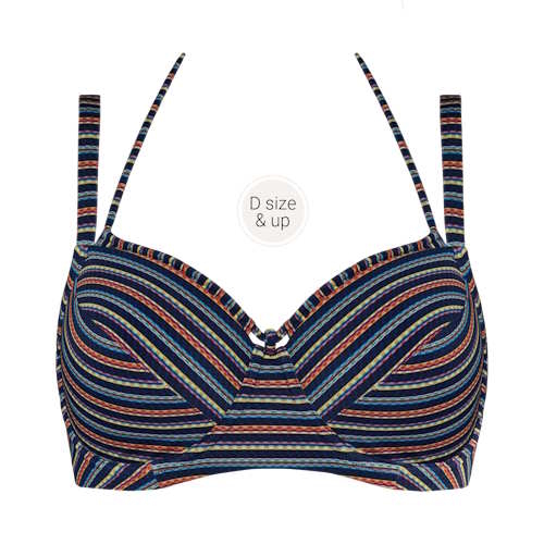 Marlies Dekkers Bademode Holi Vintage navy-blau/print gemoldefer bikini bh Marlies Dekkers Bademode Holi Vintage navy-blau/print gemoldefer bikini bh