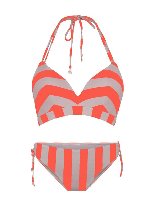 LingaDore Strand  Choose Joy orange/print set LingaDore Strand  Choose Joy orange/print set