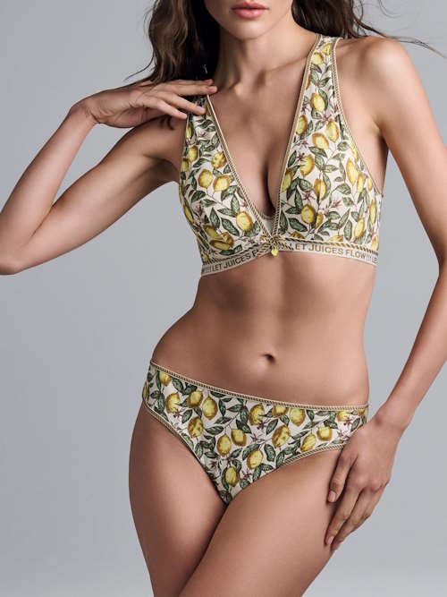 Marlies Dekkers Mambo elfenbein/print push up bh Marlies Dekkers Mambo elfenbein/print push up bh