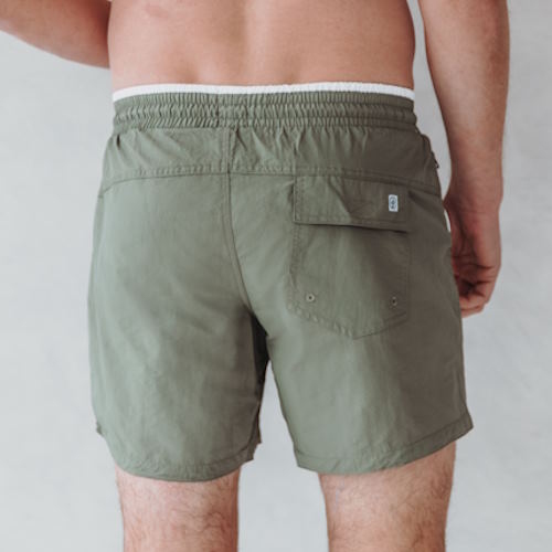 Bomain Basic khaki badehose Bomain Basic khaki badehose