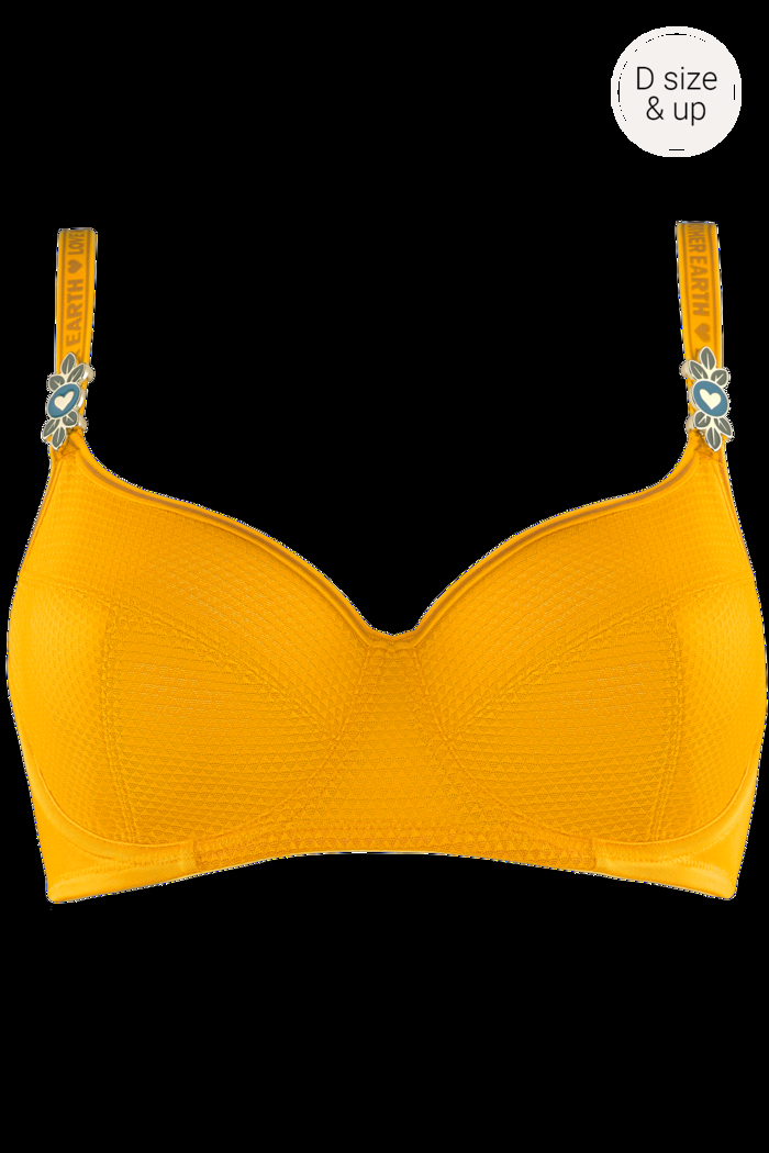 Marlies Dekkers Lady Leaf ocker gelb nicht geformter bh Marlies Dekkers Lady Leaf ocker gelb nicht geformter bh